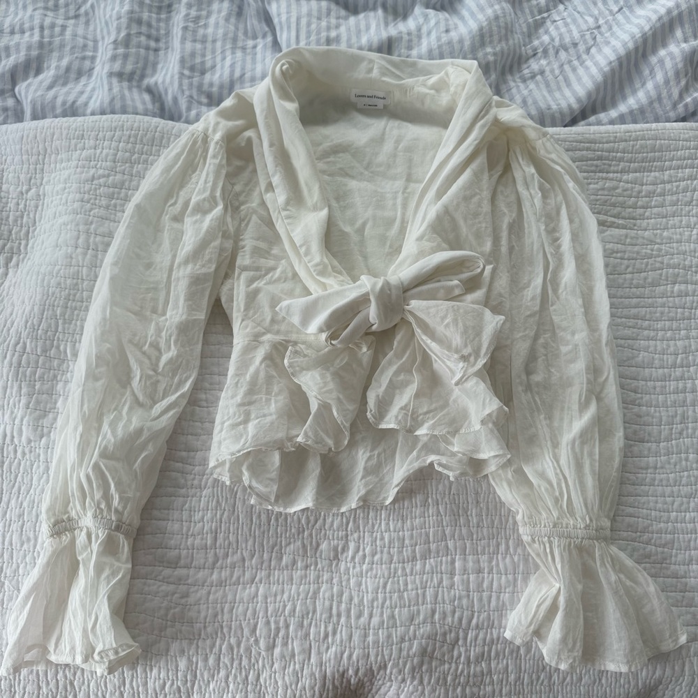 REVOLVE Tie Front Blouse